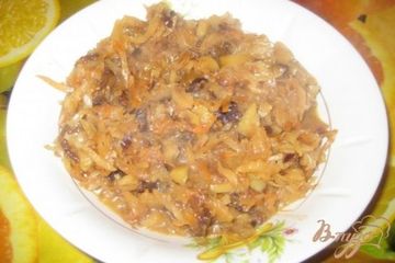 фото рецепта Капуста квашенная тушеная