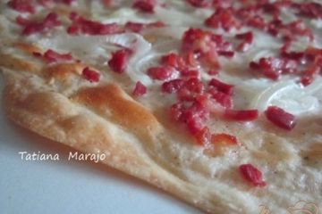 фото рецепта Тарт фламбе ( Tarte flambée )
