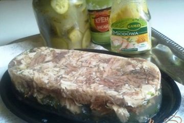 фото рецепта Холодец из курицы  и говядины.