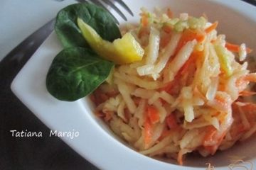 фото рецепта Салат из желтой репы