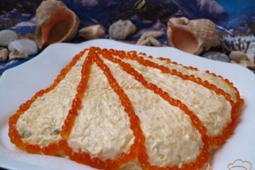 фото рецепта Салат Морская ракушка