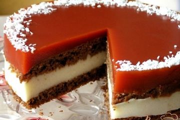 фото рецепта Шоколадный кокосово-томатный торт