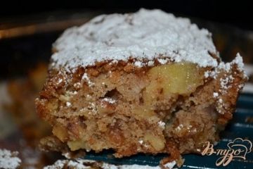 фото рецепта Яблочный брауни