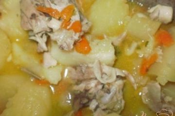 фото рецепта Картофель тушеный с мясом