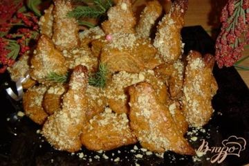фото рецепта Рождественское печенье с медом и орехами Меломакарона