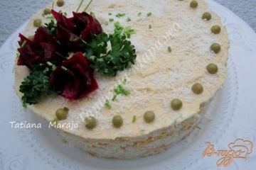 фото рецепта Салат рисовый с крабами