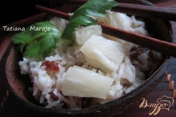 фото рецепта Кокосовый рис с изюмом