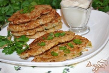 фото рецепта Оладьи из картофеля с кольраби