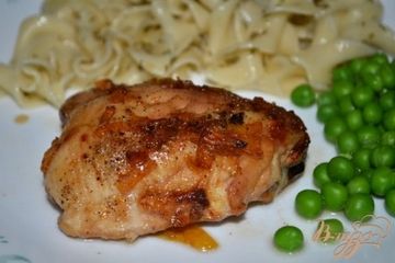 фото рецепта Пряные апельсиновые  куриные бедрышки
