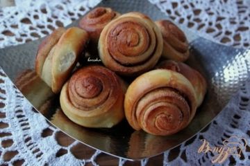 фото рецепта Ароматные булочки с корицей