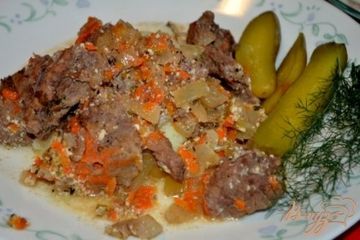 фото рецепта Мясо тушенное по-суздальски