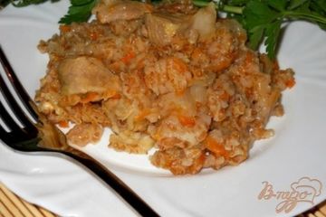 фото рецепта Каша из крупы с мясом и овощами