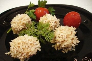 фото рецепта Рисовые ёжики с мясом