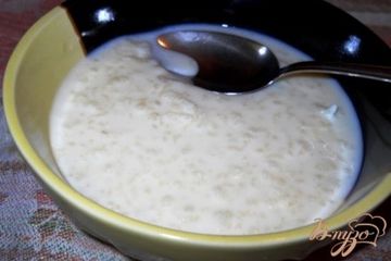 фото рецепта Каша молочная рисовая