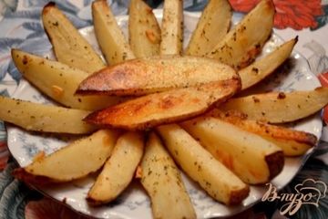 фото рецепта Пряный картофель дольками