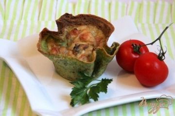 фото рецепта Праздничные  стаканчики Горячая закуска