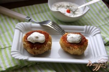 фото рецепта Картофельно-куриные котлеты из отварного мяса