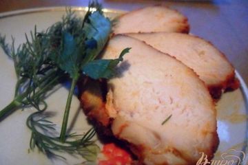 фото рецепта Домашняя пастрома из куриной грудки