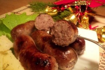 фото рецепта Чешские рождественские винные колбаски