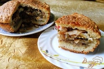 фото рецепта Пирог с капустой