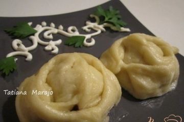 фото рецепта Дрожжевые пышки с мясом