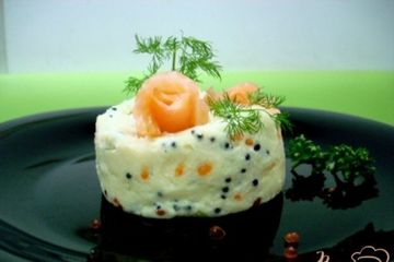фото рецепта Картофельное пюре с икрой