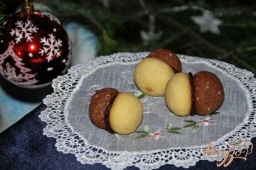 фото рецепта Миндальное печенье Поцелуй дамы