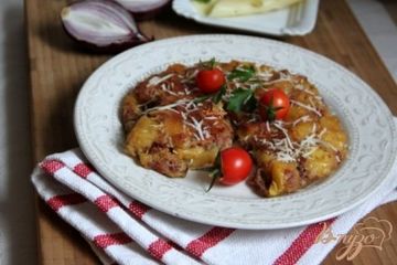 фото рецепта Фрико с картофелем и луком - Frico con patate e cipolla