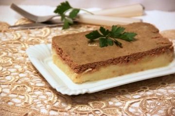 фото рецепта Картофельная запеканка с печеночным суфле