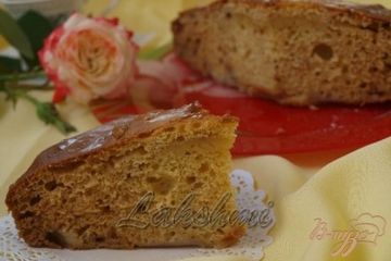 фото рецепта Яблочный пирог на кислом молоке