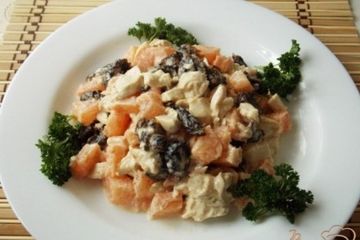 фото рецепта Салат с куриной грудкой и грейпфрутом