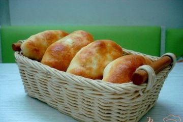 фото рецепта Пирожки дрожжевые с капустой