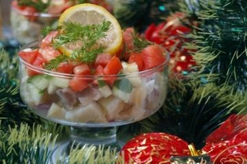 фото рецепта Сельдь с овощами в горчичном соусе