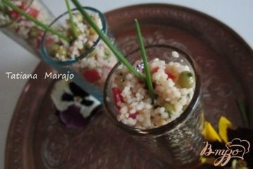 фото рецепта Легкий салат с крупой