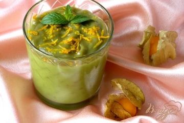 фото рецепта Мусс из авокадо с апельсином