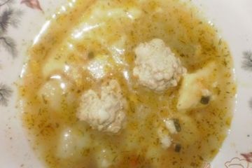 фото рецепта Сырный суп с клецками