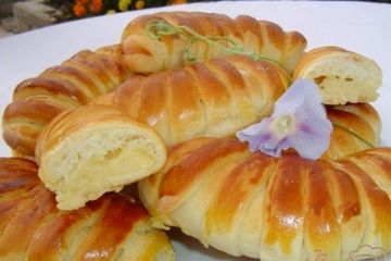 фото рецепта Булочки с заварным кремом