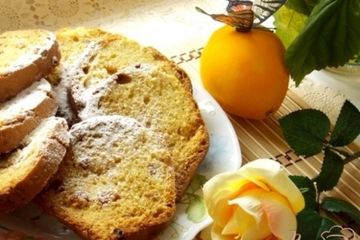 фото рецепта Апельсиновый кекс с изюмом
