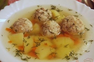 фото рецепта Гречаники в курином бульоне