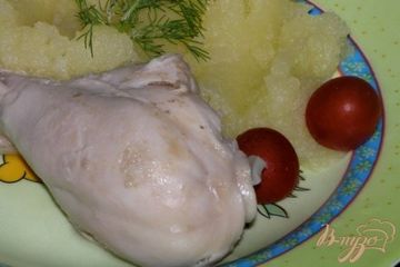фото рецепта Отварная курочка для малышей