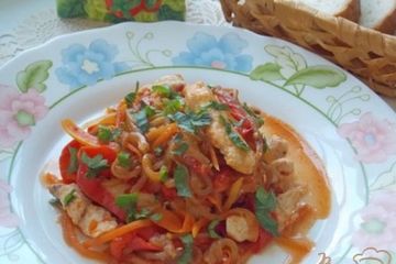 фото рецепта Овощное рагу с курицей