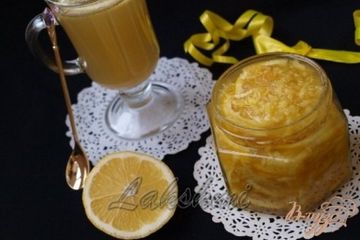 фото рецепта Лимон с имбирём и мёдом