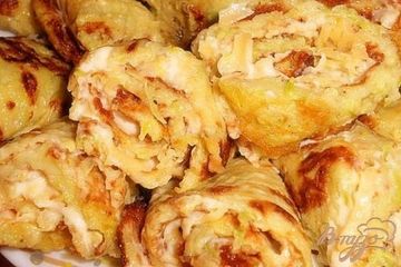 фото рецепта Рулеты из кабачков