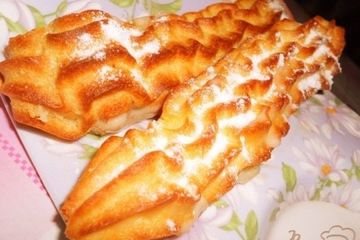 фото рецепта Эклеры с ореховым кремом