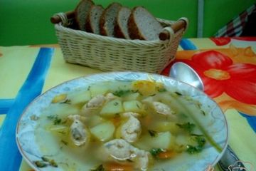 фото рецепта Суп с рыбными фрикадельками  (бюджетный)
