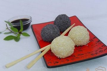 фото рецепта Закуска в японском стиле Черное и белое