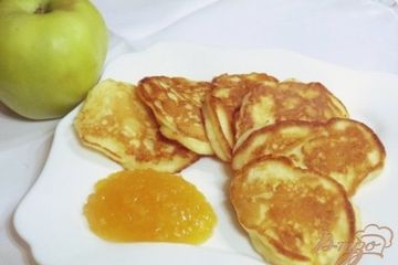 фото рецепта Оладьи с яблоками
