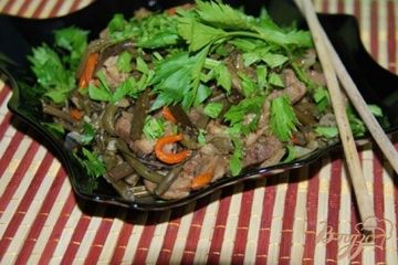 фото рецепта Закуска с папоротником Ли-шен