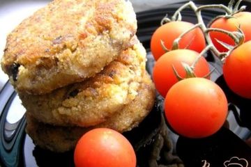 фото рецепта Котлеты из белой фасоли с грибами