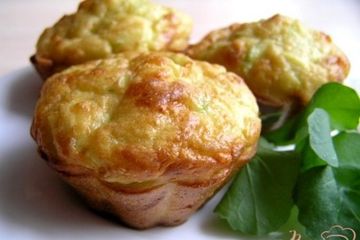 фото рецепта Маффины с кабачком и сыром